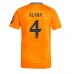 Real Madrid David Alaba #4 Venkovní Dres 2024-25 Krátkým Rukávem